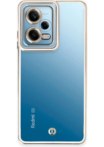 Xiaomi Redmi Note 12 5g Kılıf Liva Lens Silikon - Beyaz Ferrg