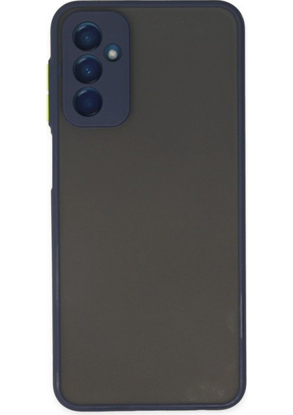 Samsung Galaxy M13 Kılıf Montreal Silikon Kapak - Lacivert Ferrg