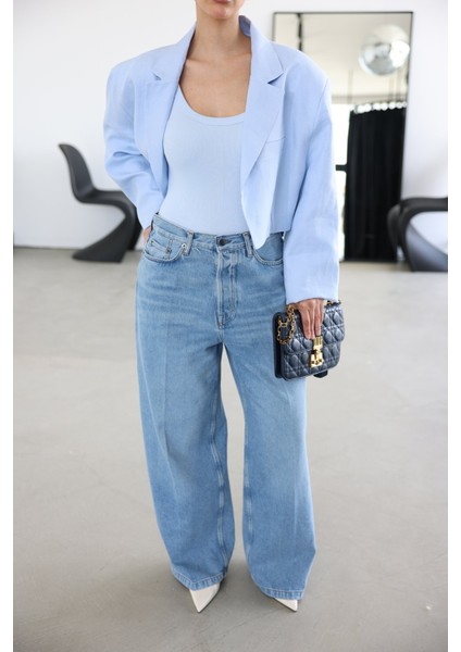 Yumuşak Dokulu Baggy Jean fiyatları