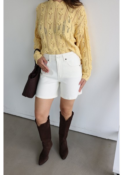 Basic Denim Şort
