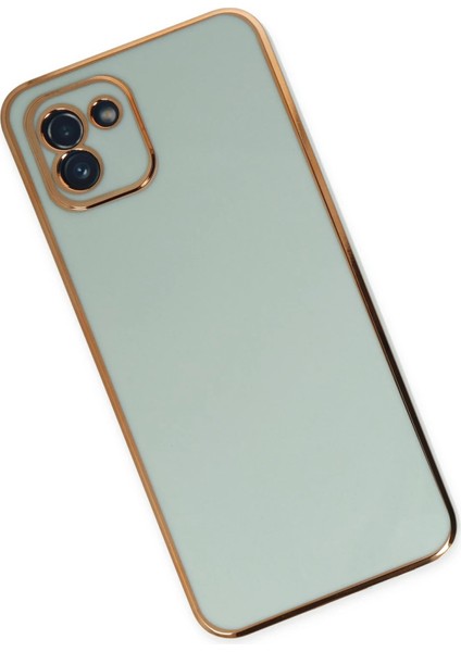 Samsung Galaxy A03 Kılıf Volet Silikon - Açık Yeşil Ferrg modelleri