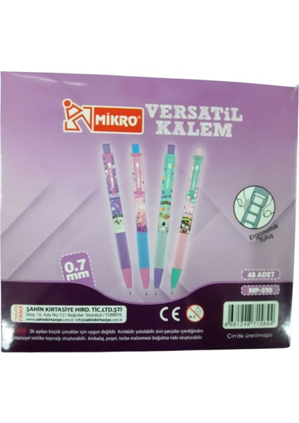 Mikro MP-510 07 Versatil Kalem Girls 3 Adet fırsatları
