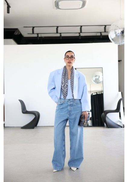 Yumuşak Dokulu Baggy Jean