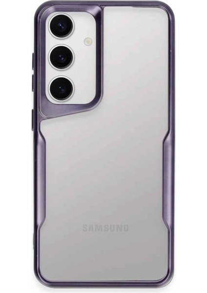 Samsung Galaxy A34 5g Kılıf Boyi Silikon Kapak - Derin Mor Yktsn