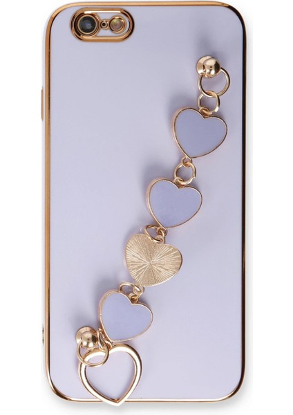 Apple iPhone 6 Kılıf Esila Silikon - Lila Nrmsa