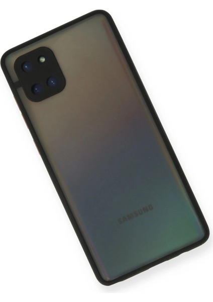 Samsung Galaxy A81 / Note 10 Lite Kılıf Montreal Silikon Kapak - Siyah Nrmsa