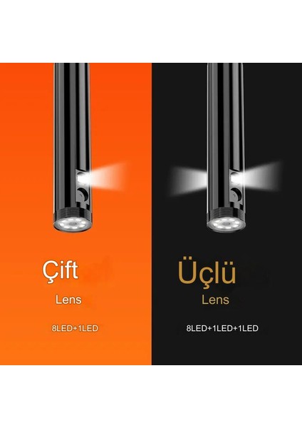 Ekranlı 3 Lensli 5 Metre Yılan Kamera fiyatları