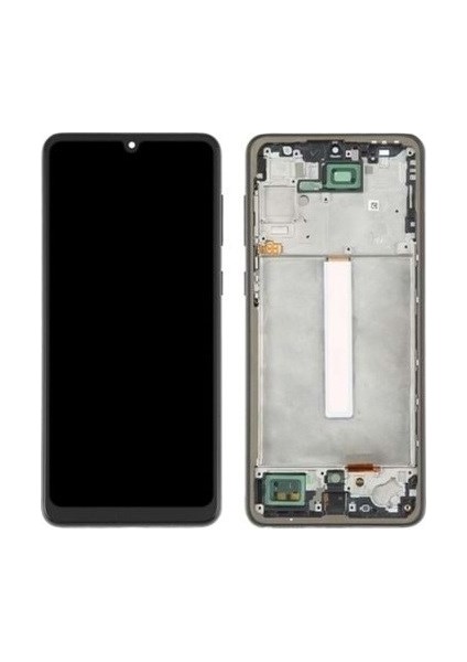 A336 A33 LCD Ekran Kasalı OLED Büyük Inç - Siyah