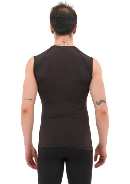 Kolsuz Compression Spor Body Gym Fitness Biker T-Shirt indirimleri