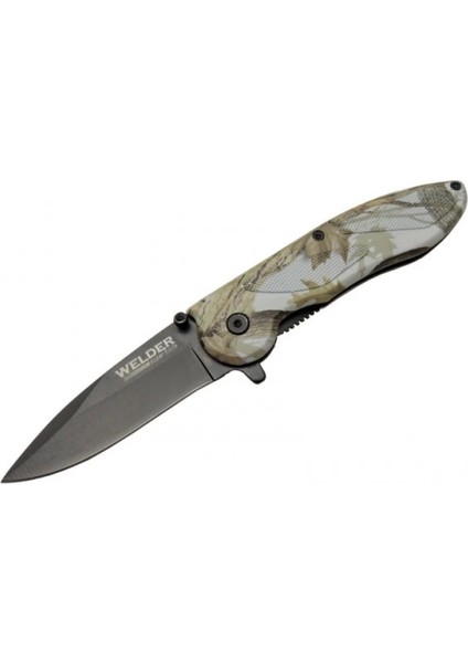 Çakı Yaprak Desenli 19,5 cm Yarı Otomatik