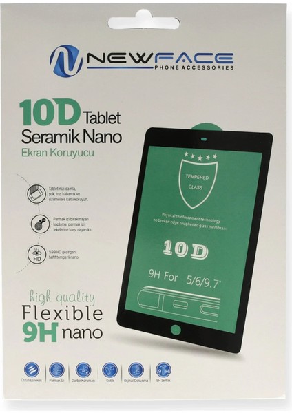 Huawei Mediapad T3 10 / 9.6 Tablet 10D Seramik Nano Ferrg