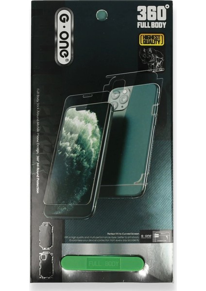 Samsung Galaxy S7 Edge 360 Mat Full Body Arka Koruyucu Ferrg