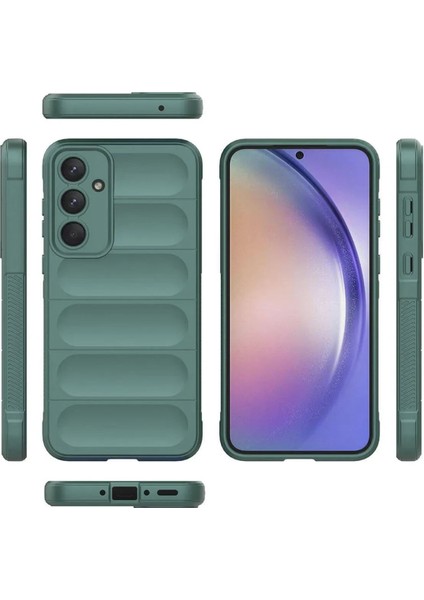 Samsung Galaxy A26 Kılıf Optimum Silikon - Koyu Yeşil Nrmsa