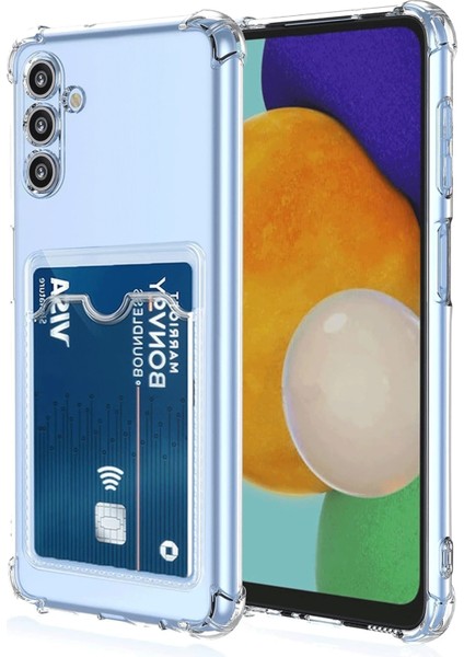 Samsung Galaxy A26 Kılıf Kart Şeffaf Silikon - Şeffaf Nrmsa