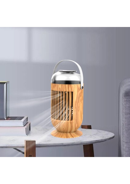 Mini Klima Soğutma Fanı Ac Hava Soğutucu Renk LED Işık Saflaştırma Ahşap Renk Yok (Yurt Dışından)