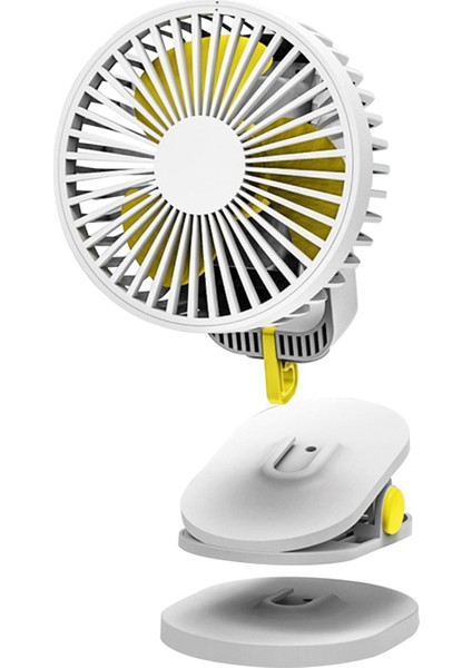 Taşınabilir Masa Fan Fan USB Kişisel Fan Oturma Odası Kamp Beyaz 4000MAH Için Sessiz (Yurt Dışından) fiyatları