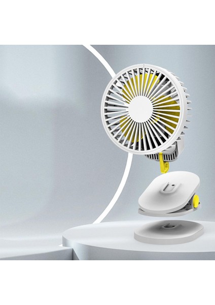 Taşınabilir Masa Fan Fan USB Kişisel Fan Oturma Odası Kamp Beyaz 4000MAH Için Sessiz (Yurt Dışından) modelleri