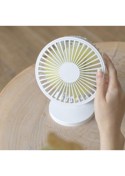 Taşınabilir Masa Fan Fan USB Kişisel Fan Oturma Odası Kamp Beyaz 4000MAH Için Sessiz (Yurt Dışından) fırsatları