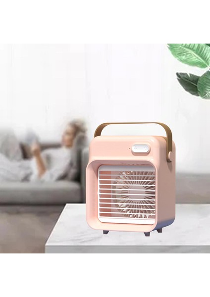 Mini Hava Soğutucu Nemlendirici Masa Fanı USB Güçlendirilmiş Ev Soğutma Yatak Odası Sprey Pembe (Yurt Dışından) fırsatları