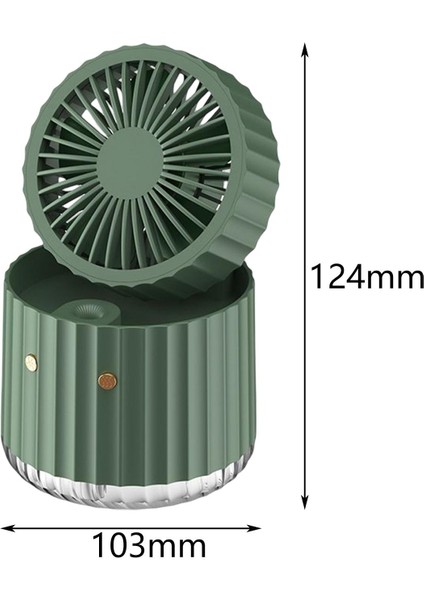 Mini Klima Fan USB Güçlü Soğutma Kişisel Yatak Odası (Yurt Dışından)