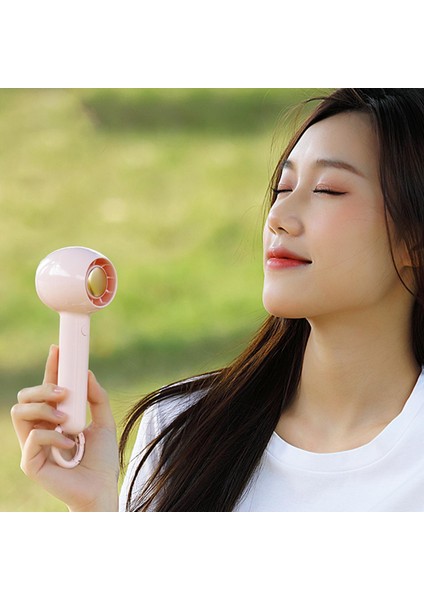 Taşınabilir El Fan Hava Soğutucu Seyahat USB Soğutma Handy Fan Karabin Pembe (Yurt Dışından) modelleri