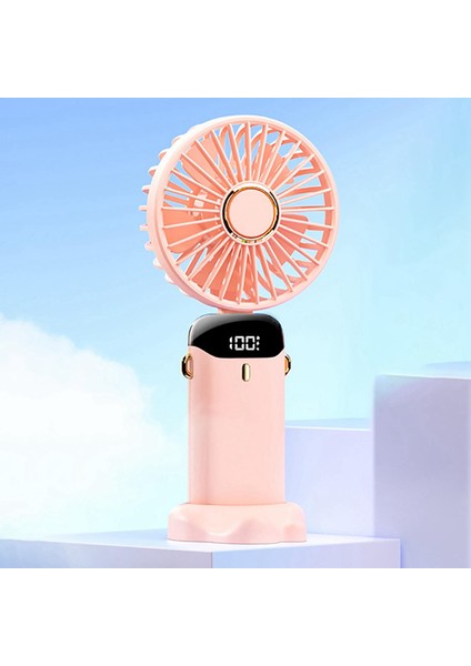 Taşınabilir Mini Fan Telefon Tutucu Soğutma Fanı Düşük Noize Seyahat Pembe Için Şarj Edilebilir (Yurt Dışından) modelleri