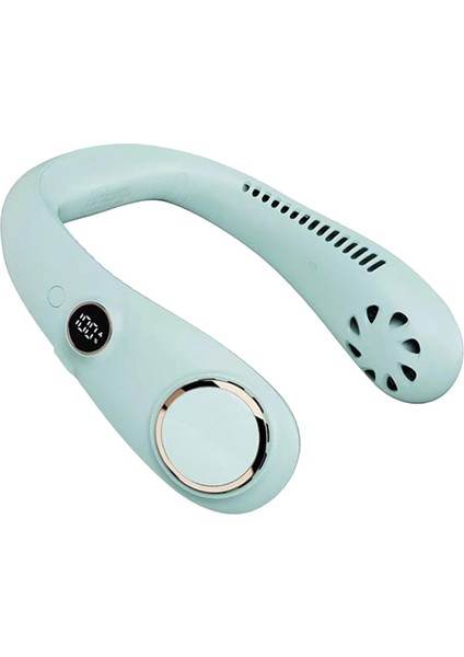 Home Office Mini Blade Daha Az Boyun Fanı 3 Rüzgar Hızı Açık Yeşil (Yurt Dışından)