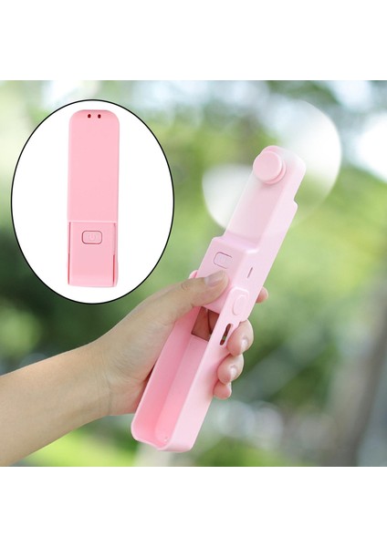 Mini El Tutuldu Kat Fanı Ayarlanabilir Taşınabilir USB Office Pembe Büyük Için Şarj Edilebilir (Yurt Dışından)