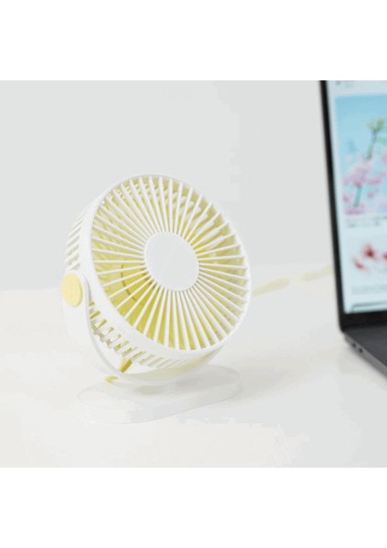 USB Masa Fanı Kişisel Masa Soğutma Fanı 90 ° Yürüyüş Odası Için Sessiz Ayar Beyaz (Yurt Dışından) modelleri