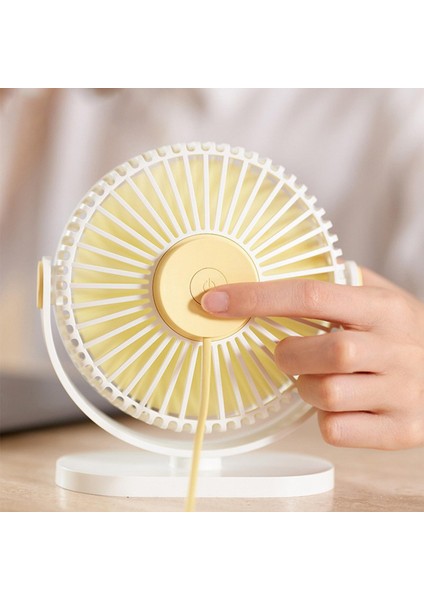 USB Masa Fanı Kişisel Masa Soğutma Fanı 90 ° Yürüyüş Odası Için Sessiz Ayar Beyaz (Yurt Dışından) fırsatları