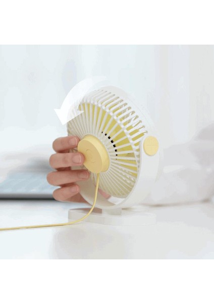 USB Masa Fanı Kişisel Masa Soğutma Fanı 90 ° Yürüyüş Odası Için Sessiz Ayar Beyaz (Yurt Dışından) indirimleri