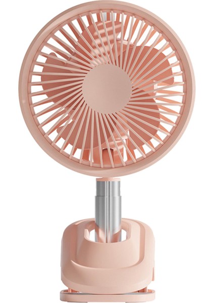 Taşınabilir USB Fan Mini Masa Masası Hava Soğutma Masaüstü Ayarlanabilir Soğutucu Pembe (Yurt Dışından)