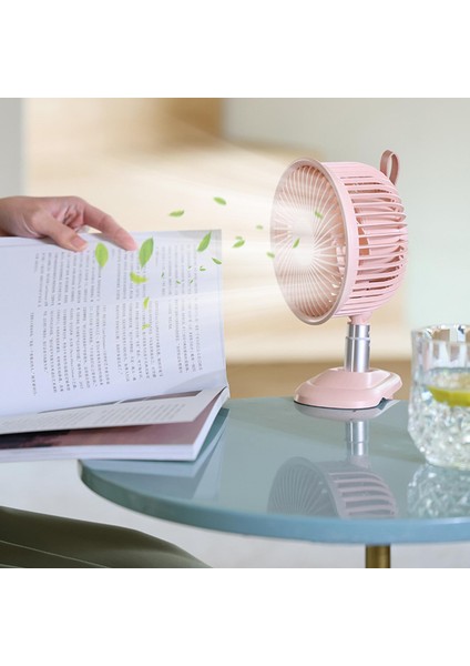 Taşınabilir USB Fan Mini Masa Masası Hava Soğutma Masaüstü Ayarlanabilir Soğutucu Pembe (Yurt Dışından) fiyatları