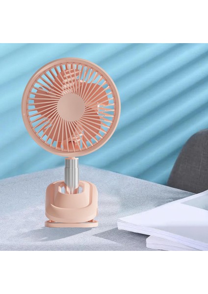 Taşınabilir USB Fan Mini Masa Masası Hava Soğutma Masaüstü Ayarlanabilir Soğutucu Pembe (Yurt Dışından) fırsatları
