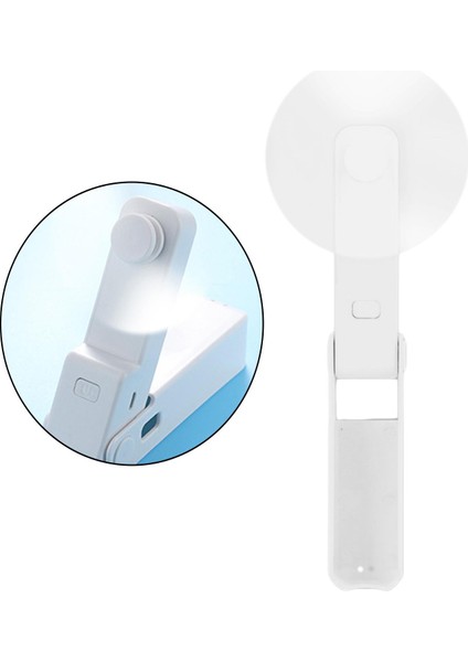 Mini El Tutuldu Kat Fanı Ayarlanabilir Taşınabilir USB Office Beyaz Küçük Için Şarj Edilebilir (Yurt Dışından) modelleri