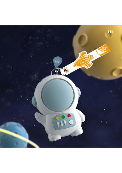 Astronot Mini USB Küçük Fan Uzaylı Şarj Taşınabilir Elden Taşınmaz Fan Yeşili (Yurt Dışından) modelleri