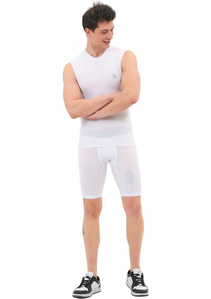 Kolsuz Compression Spor Body Gym Fitness Biker T-Shirt modelleri