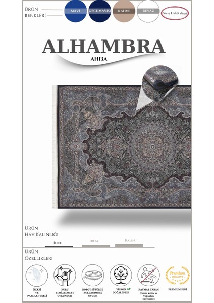 Klasik Kaliteli Salon Halısı Alhambra AH13A