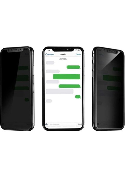 iphone 14 - Yüksek Kalite Mat Parmak Izi Bırakmayan Hayalet Seramiktam Kaplayan Ekran Koruyucu