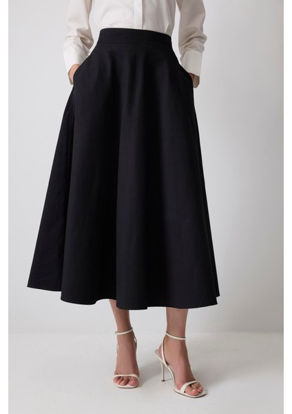 A Kesim Gabardin Etek
