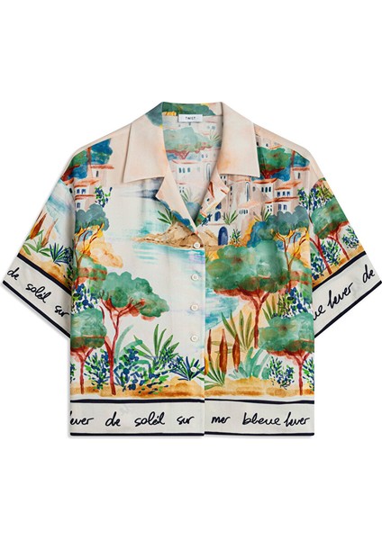 Görsel Baskılı Sloganlı Gömlek TS1250025173033 indirimleri