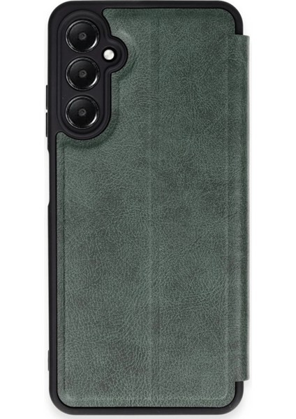 Samsung Galaxy A26 Kılıf Flip Cover - Koyu Yeşil Nrmsa