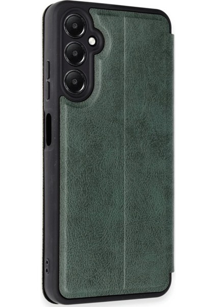 Samsung Galaxy A26 Kılıf Flip Cover - Koyu Yeşil Nrmsa