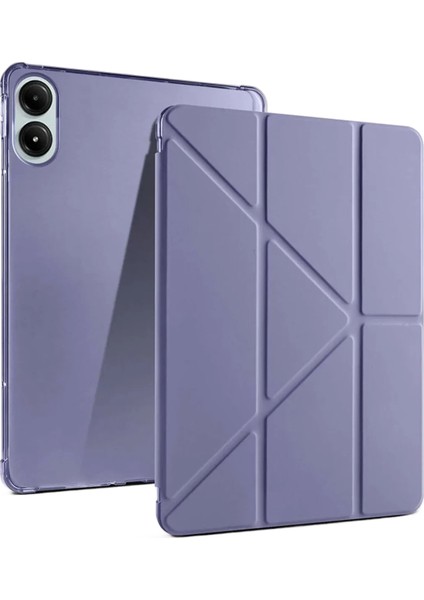 Xiaomi Redmi Pad Pro 12.1 Kılıf Kalemlikli Mars Tablet Kılıfı - Lila Nrmsa