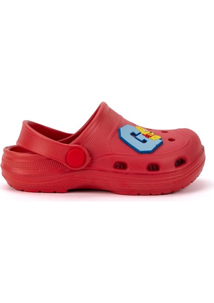 Çocuk Kırmızı Eva Sandalet