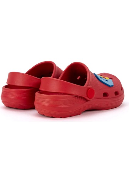 Çocuk Kırmızı Eva Sandalet