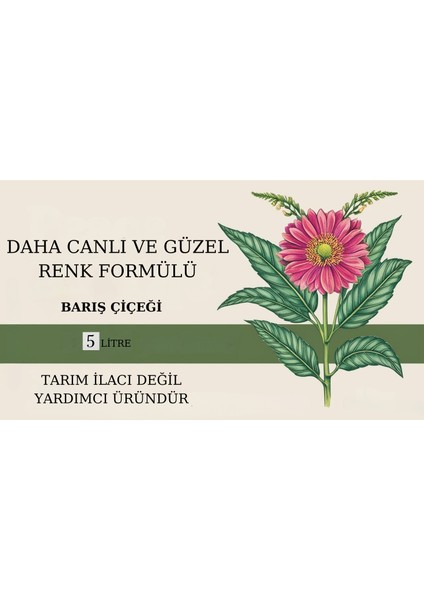 Doğal Daha Canlı ve Güzel Renk Formülü(Barış Çiçeği) fiyatları