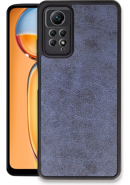 Xiaomi Redmi Note 12 Pro 4g Kılıf Aras Deri Kapak - Lacivert Yktsn