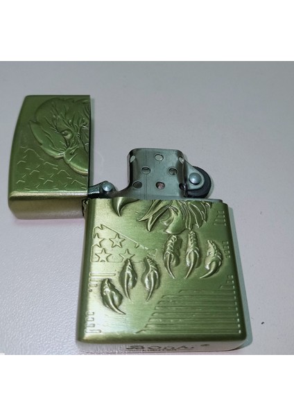 Hediyelik Kartal Başlı Benzinli Metal Çakmak modelleri