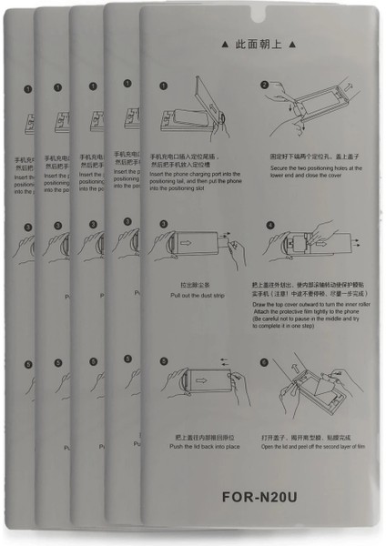 Samsung Galaxy Note 20 Ultra Autokit 5in1 Fiber Hayalet Polymer Nano Ekran Koruyucu Nrmsa modelleri